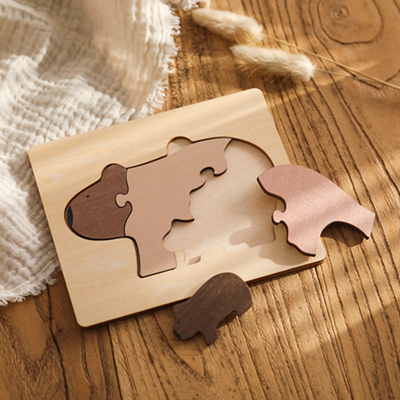 TeddyTriumph | Tiere Holzpuzzle