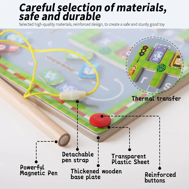 MagniMaze |  Alphabet Labyrinth Spielzeug