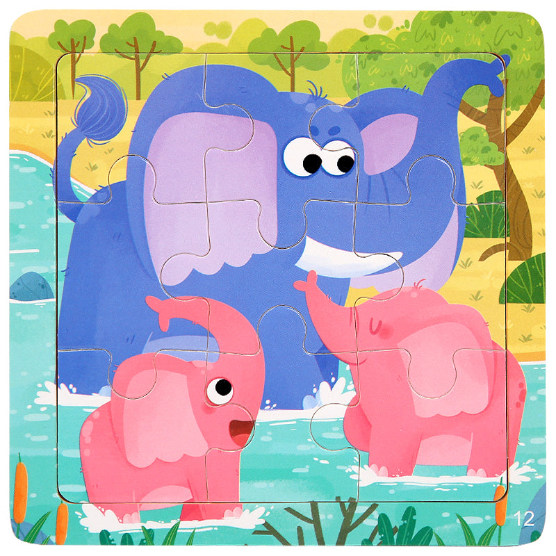 EarificElephants | Cartoon-Muster-Puzzle