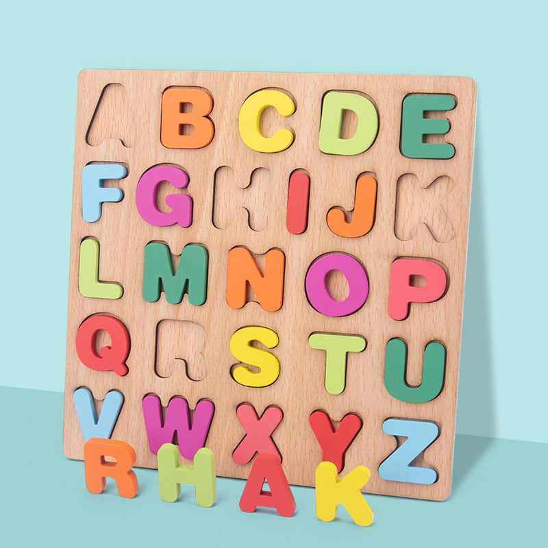 ABCMatch | Holzpuzzle Alphabet Zahl Form