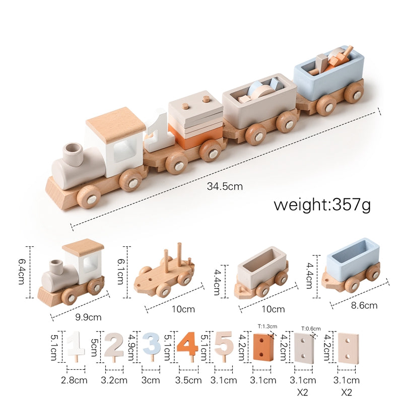 ChoochooFun | Spielzeugeisenbahn aus Holz