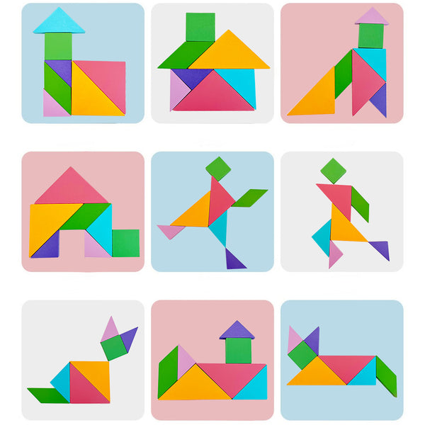 HexaSnaps |  3D Puzzle Tangram Puzzlebrett