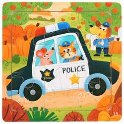 PatrolPuzzlers | Cartoon-Muster-Puzzle