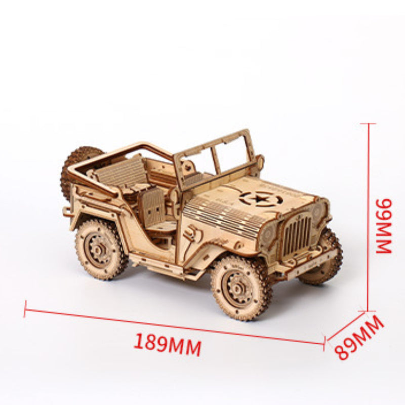 JeepBuilders | 3d Holz Jeep Gebäude Puzzle