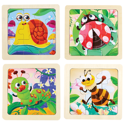 WildTiles | Lehrreiches Holzpuzzle