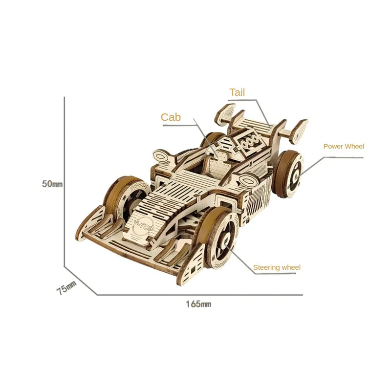 SpeedyWheels | Holzbau-Rennwagen