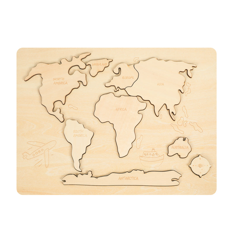 WorldWonder | Weltkarte Puzzle