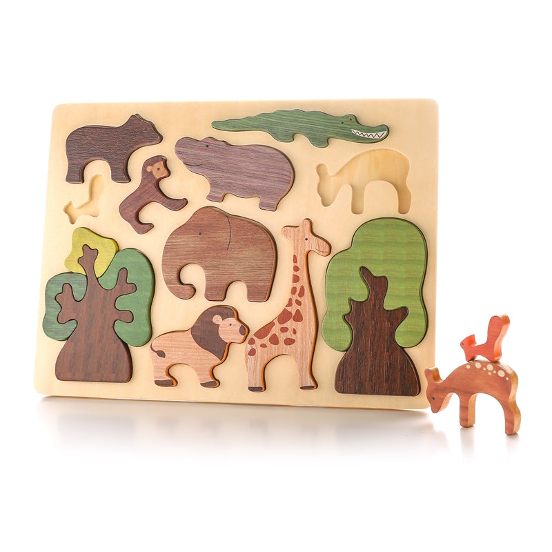 WildwoodWhimsy | 3D Holz Tiere Jigsaw Puzzle