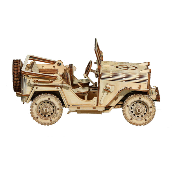 JeepBuilders | 3d Holz Jeep Gebäude Puzzle