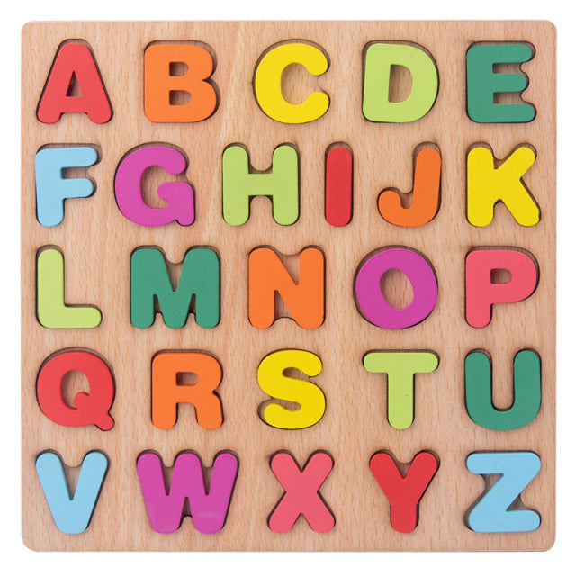 ABCMatch | Holzpuzzle Alphabet Zahl Form