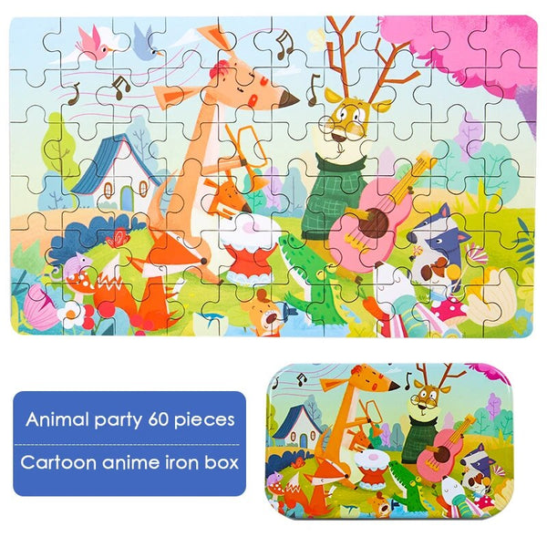 AnimalParty |  Holzpuzzle