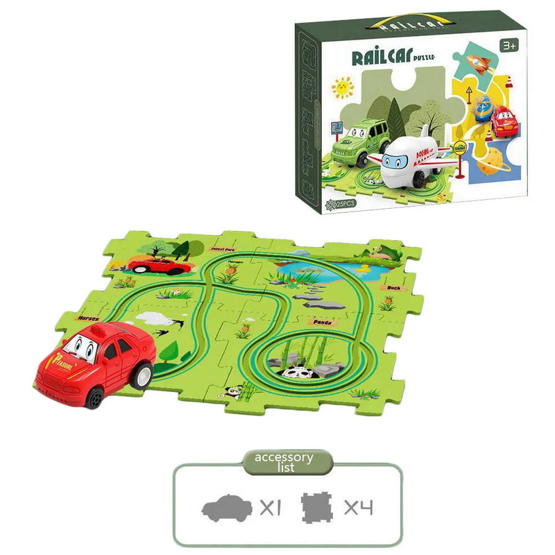 TrackMaze | Puzzle-Rennstrecken-Set