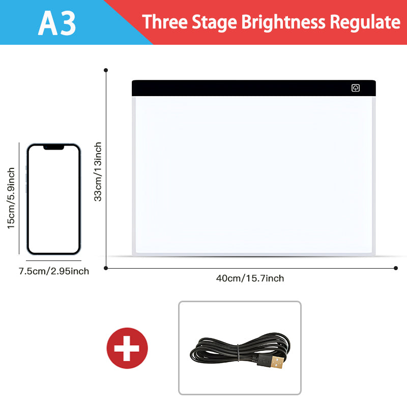 GlowPad | Led-Kopier-Malpad