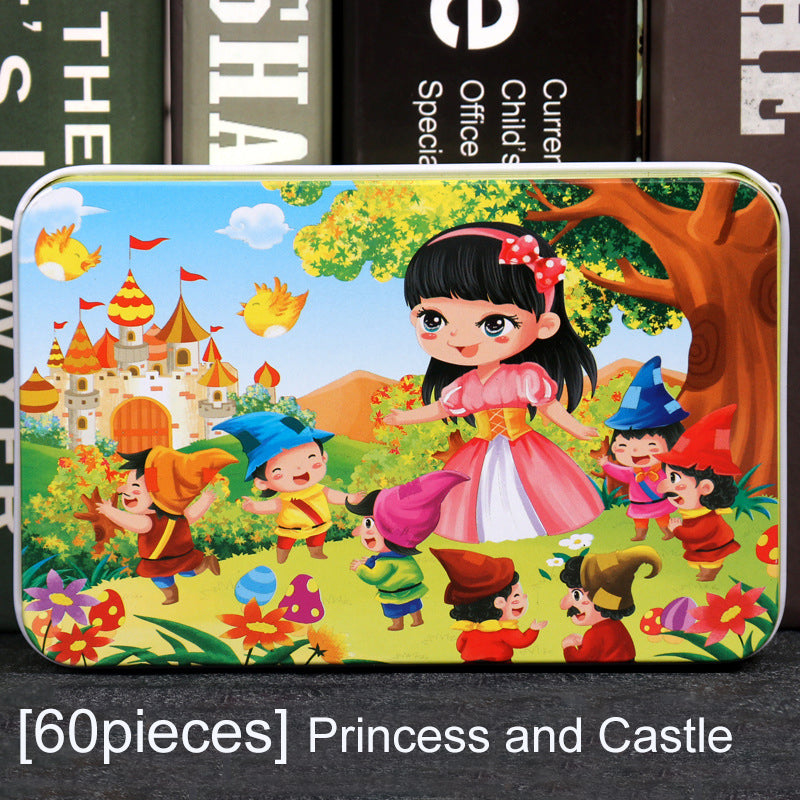 WhizKidCastle | Prinzessin und Schloss Holzpuzzle