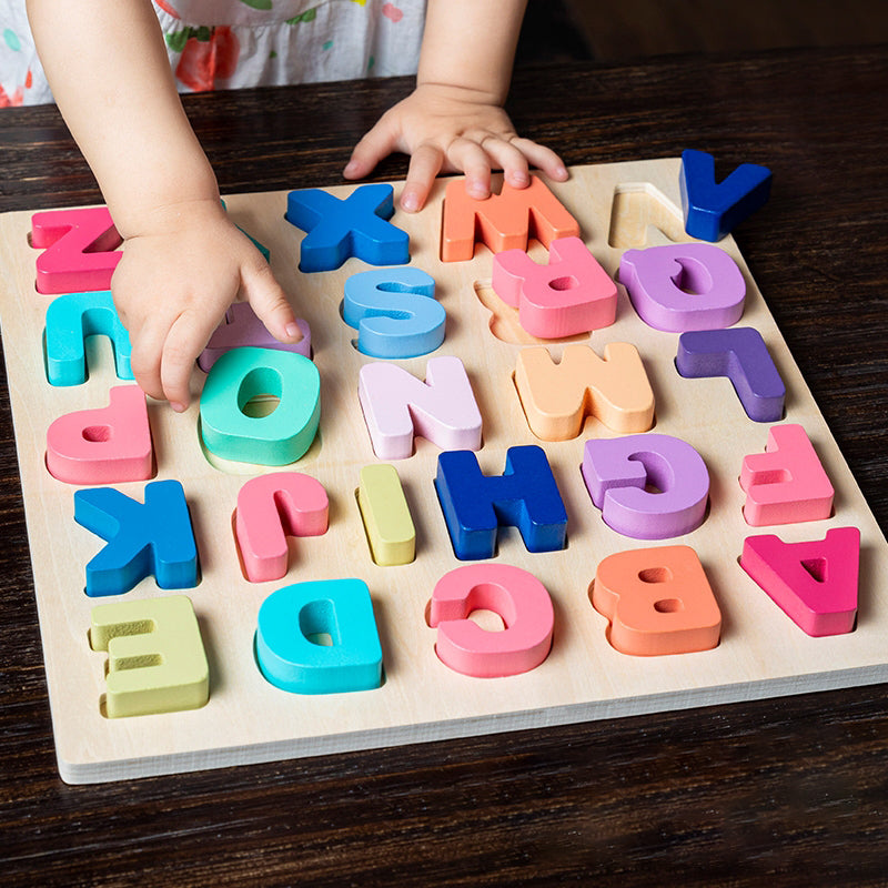 ABCMatch | Holzpuzzle Alphabet Zahl Form