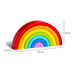 ArtisanalRainbow | Kinder Holzspielzeug Regenbogen