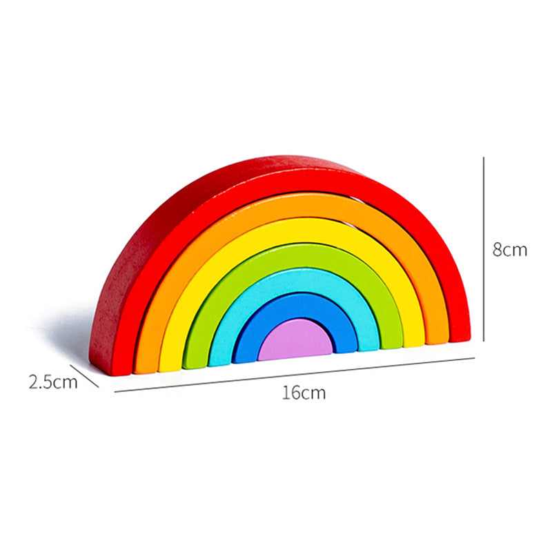 ArtisanalRainbow | Kinder Holzspielzeug Regenbogen