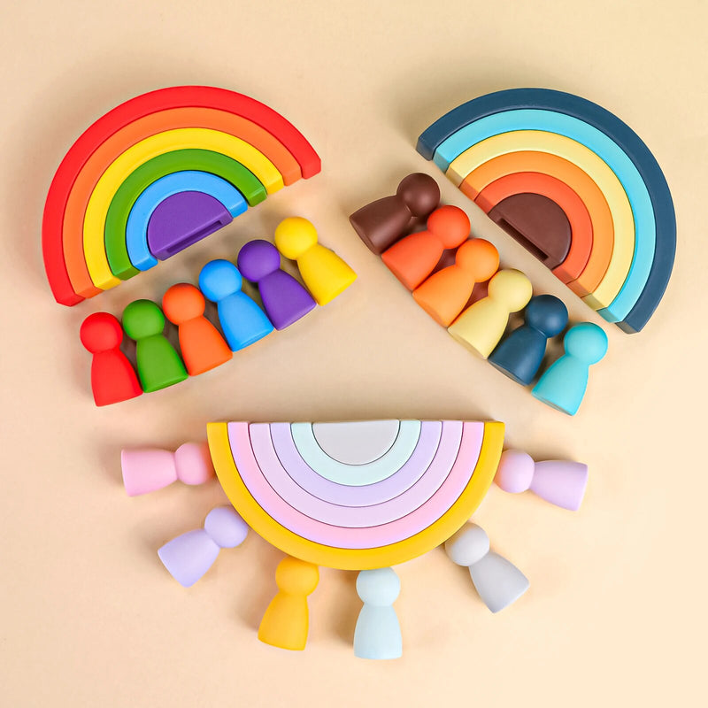 BabyBlox | Geometrischer Regenbogen